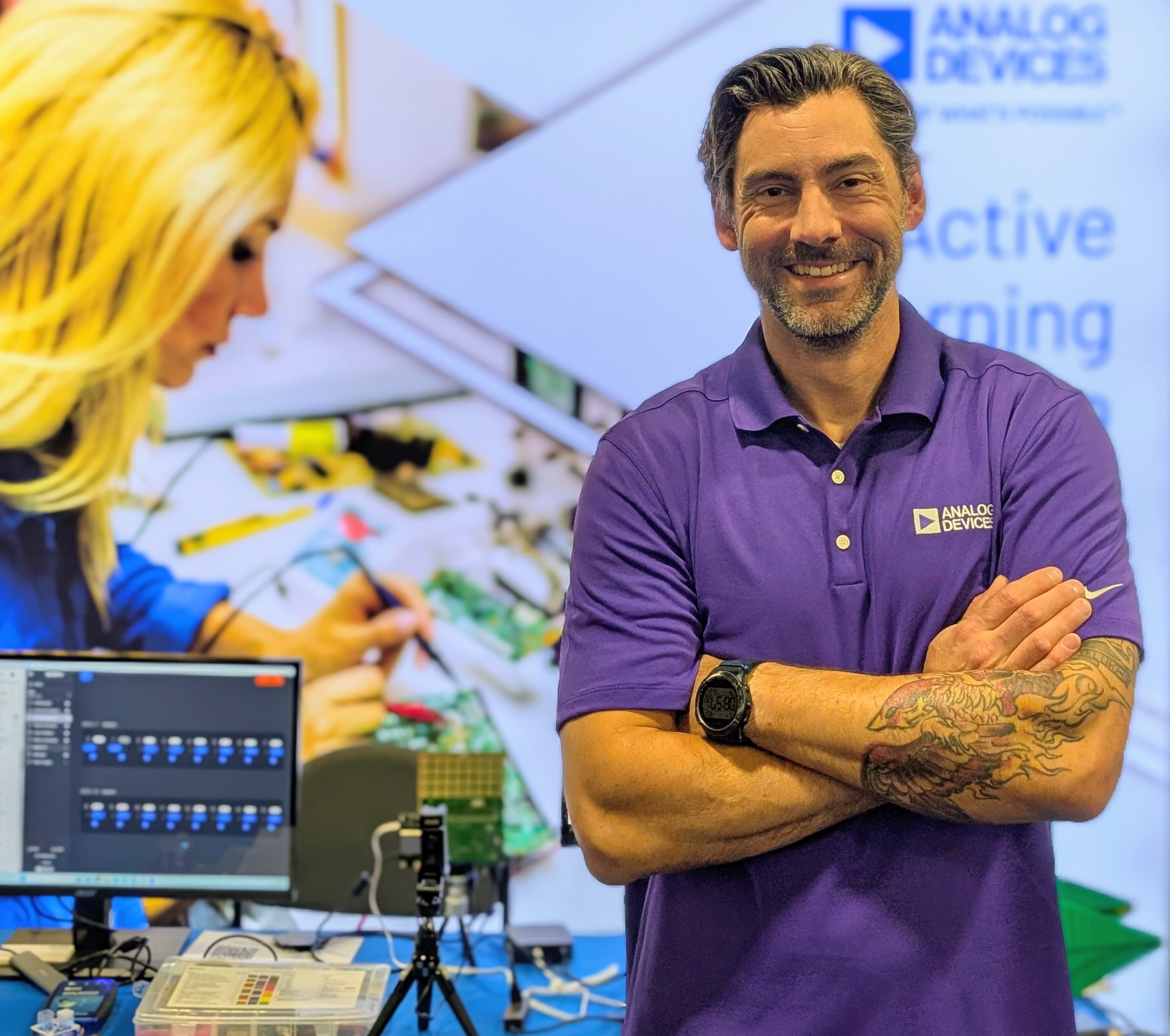 Analog Devices booth